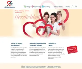 Bettina-Harms.de(Ambulanter Pflegedienst in Gifhorn & Wolfsburg) Screenshot