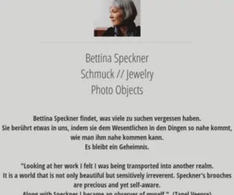 Bettina-Speckner.com(Meine) Screenshot