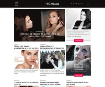 Bettinafrumboli.com.ar(Estudio y Escuela de Maquillaje) Screenshot