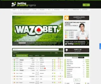 Bettingacademynigeria.com Screenshot