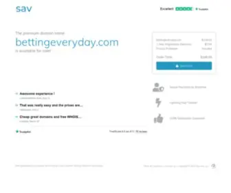 Bettingeveryday.com(The premium domain name) Screenshot