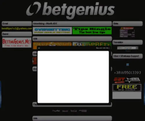 Bettinggenius.net Screenshot