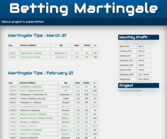 Bettingmartingale.com Screenshot