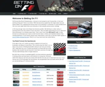 Bettingonf1.com Screenshot