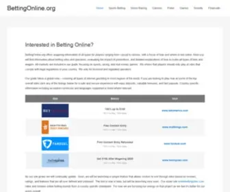 Bettingonline.org Screenshot