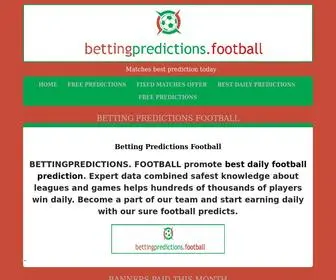 Bettingpredictions.football Screenshot