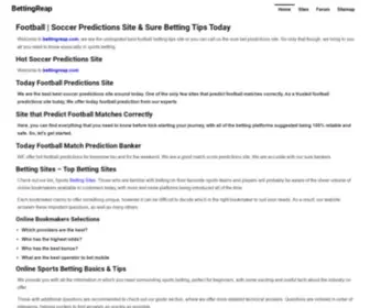 Bettingreap.com(Bettingreap) Screenshot