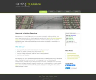 Bettingresource.com Screenshot