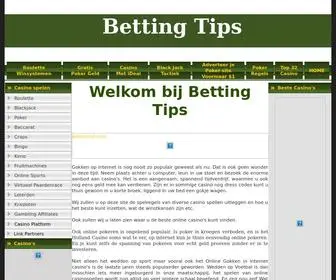 Bettingtips.nl(Online gokken) Screenshot