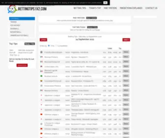 Bettingtips1X2.com Screenshot
