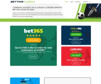 Bettingtradition.com Screenshot