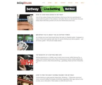 Bettingultra.com(Online Bookmakers in Uganda) Screenshot