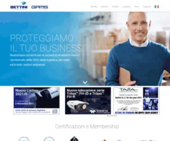 Bettinivideo.com(Produce e distribuisce soluzioni per la videosorveglianza) Screenshot