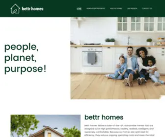 Bettrhomes.com(Build your next home the bettr way) Screenshot