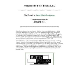 Bettsbooks.com(Betts Bookstore) Screenshot