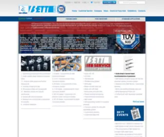 Bettsistemi.it(Components for the mechanical industry) Screenshot