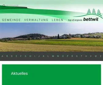 Bettwil.ch(Gemeinde Bettwil) Screenshot