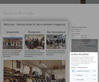 Betty-Bou.de(Betty-bou Mode Bekleidung Rheingau Geisenheim Rüdesheim Eltville) Screenshot