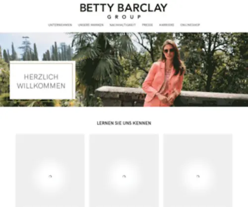 Bettybarclay-Group.com(Betty Barclay Selected Brands) Screenshot