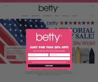 Bettybeauty.com(Betty Beauty) Screenshot