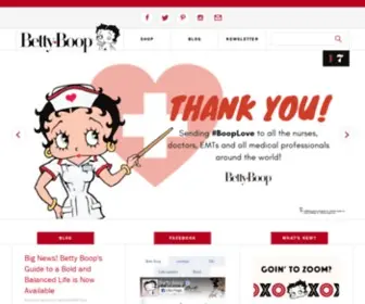 Bettyboop.com(Betty Boop) Screenshot