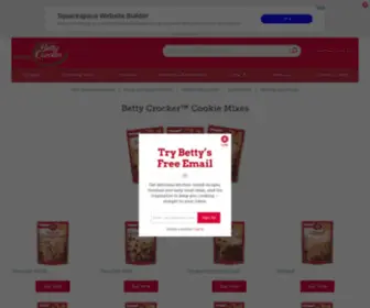 Bettycrockercookies.com(Betty Crocker™ Cookie Mixes) Screenshot