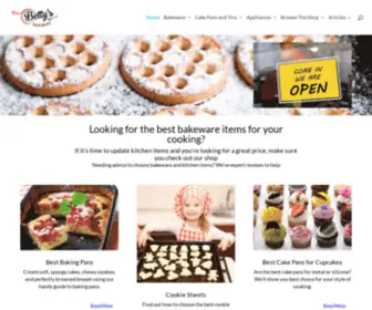 Bettysbakeware.com(Betty's Bakeware) Screenshot