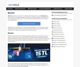 Betvoleuye.site(Betvole, Betvole Giriş Adresi) Screenshot