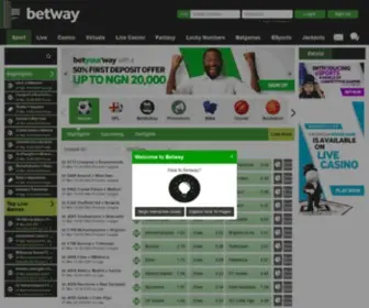 Betway.com.ng Screenshot