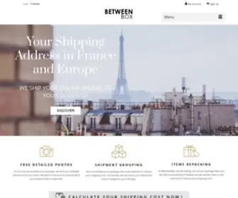 Betweenbox.com(Europe Shipping Address & Parcel Forwarding Service) Screenshot