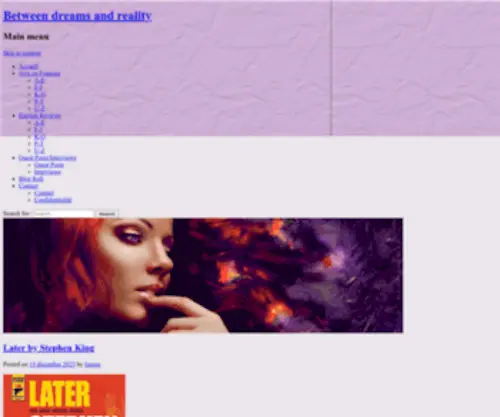 Betweendandr.com(Between dreams and reality) Screenshot