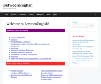 Betweenenglish.com(BetweenEnglish) Screenshot