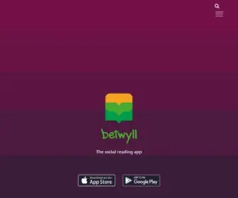 Betwyll.com(A unique app for social reading in 140 characters) Screenshot