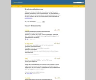 Betydelse-Definition.com(Ordbokssök) Screenshot