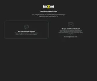 Betzino.com(Slots) Screenshot