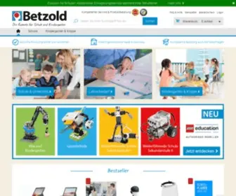 Betzold.de(Alles für Schule & Kindergarten online kaufen) Screenshot