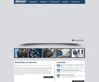 Beuchat.com(Page d'accueil) Screenshot