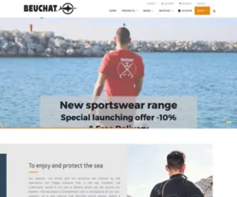 Beuchat.fr(Site Officiel Beuchat Diving) Screenshot