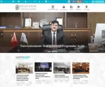 Beu.edu.tr(Bitlis Eren Üniversitesi) Screenshot