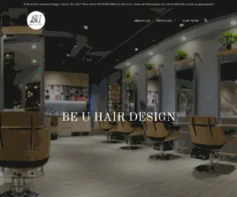 Beuhairdesign.com(Be U Hair Design) Screenshot