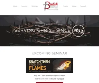 Beulahbaptistwg.org(Beulah Baptist Church) Screenshot