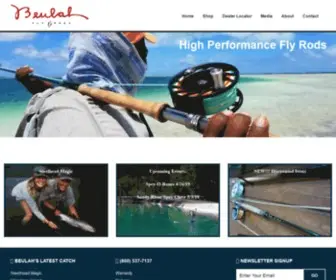 Beulahflyrods.com(High Performance Fly Rods) Screenshot