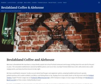 Beulahlandpdx.com(Beulahland Coffee and Alehouse) Screenshot
