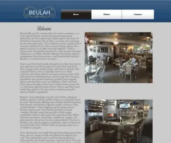 Beulahrestaurant.com(BEST) Screenshot