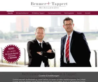 Beumerundtappert.de(Kanzlei Beumer & Tappert) Screenshot