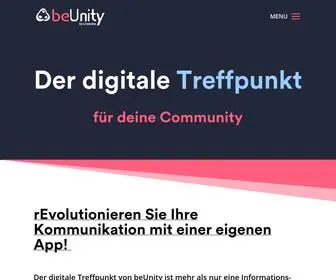 Beunity.io(Dein digitaler Treffpunkt auf beUnity) Screenshot