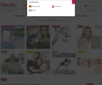 Beurer-Shop.de(Gesundheit und Wohlbefinden) Screenshot