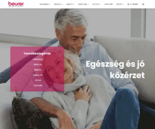 Beurermedical.hu(Beurer Magyarország) Screenshot