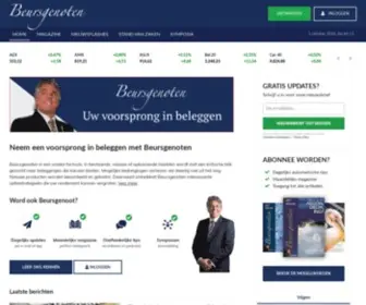 Beursgenoten.nl(Uw voorsprong in beleggen) Screenshot