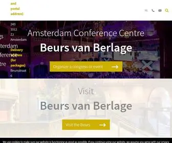 Beursvanberlage.com(Beurs van Berlage) Screenshot